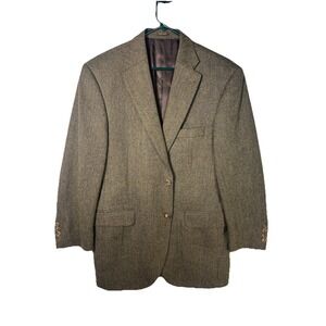 Peter Millar Men's Herringbone Wool Blazer 40R